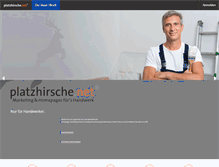 Tablet Screenshot of platzhirsche.net